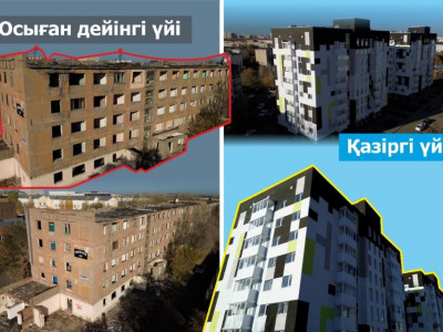 Астанада апатты жағдайдағы үйлердің тұрғындары жаңа пәтерге көшті
