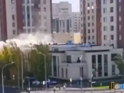 Астанада мейрамхана өртенді (ВИДЕО)