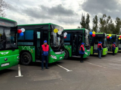 Республика күніне орай Оралда жаңа автобустар пайдалануға берілді