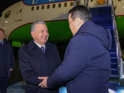 Астанаға Өзбекстан Президенті келді