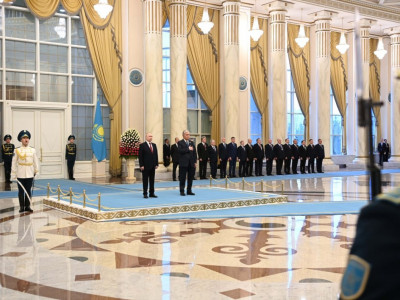 Ақордада Владимир Путинді салтанатты қарсы алу рәсімі өтті
