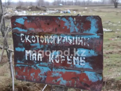 Орал қаласында тұрғын үйлер маңына сібір жарасынан өлген мал көмілген