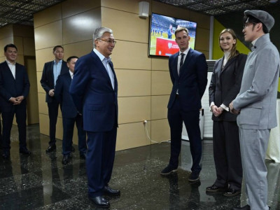 Президент футболшыларға қолдау көрсету үшін «Астана Арена» стадионына келді