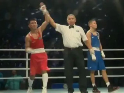 Әлем чемпионы Махмұд Сабырхан спартакиадада топ жарды
