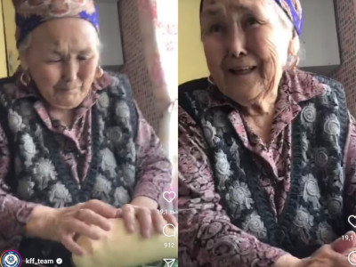 «Қазақстан бүгін футбол ойнайды»: Жеті шелпек пісірген әжей желі қолданушыларын сүйсінтті