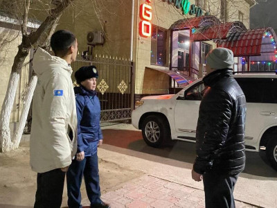 «Қауіпсіз қоғам»: Түнгі рейд кезінде кәмелетке толмағандар ұсталды