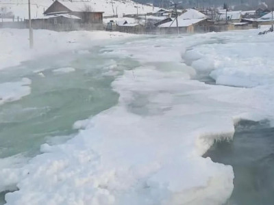Қатонқарағайда өзен арнасынан тасып, үйлерді су басты