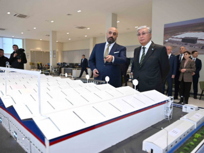 Президент YDA Industrial Park біріккен өндіріс кешенінің жұмысымен танысты