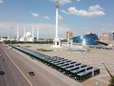 Биыл еліміздің автопаркі 1 235 жаңа автобуспен толықты