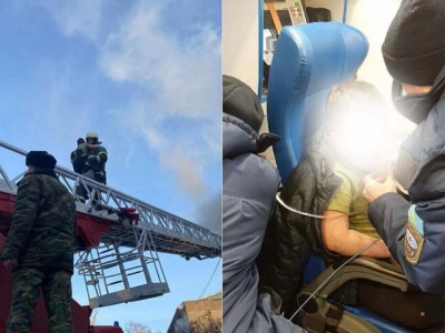 Павлодарда өртеніп жатқан пәтерден 8 жастағы бала құтқарылды