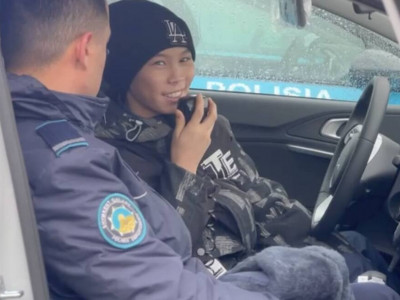 Шымкент полицейлері балалар үйі тәрбиеленушісінің арманын орындады