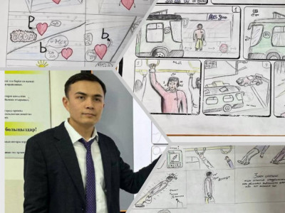 Физика заңдарын комикстің көмегімен түсіндіретін жас ұстаз