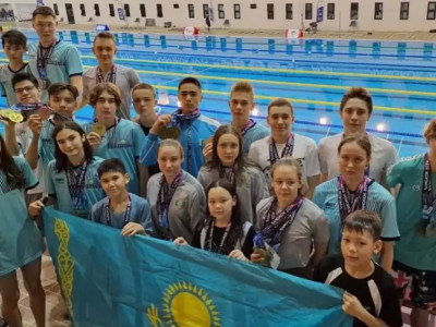 Қазақстандық оқушылар жүзуден Азия ашық чемпионатында 62 медаль алды