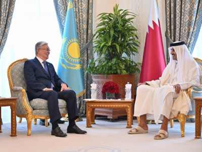 Президент Қатар Әмірімен келіссөз жүргізді