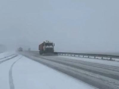 Ауа райының қолайсыздығына байланысты екі облыста жолдар жабылды