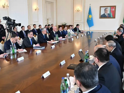 Қазақстан мен Әзербайжанның Жоғары мемлекетаралық кеңесінің бірінші отырысы өтті