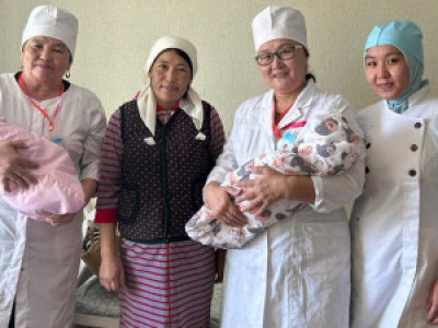 Ақтөбедегі су басқан ауылда егіздер дүниеге келді