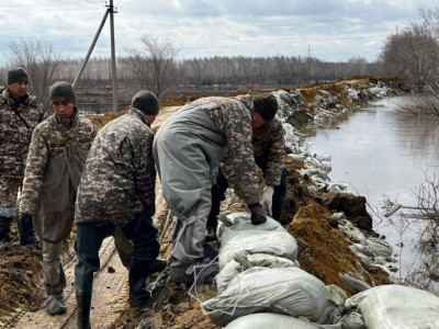 1 500-ден астам әскери қызметші су тасқынына қарсы іс-шараларға жұмылдырылды