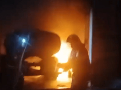 ШҚО-да мұнай базасының аумағында 2 көлік өртеніп кетті