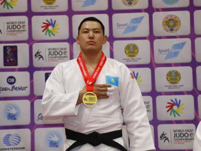 Тоқтарбек Айдарбек сурдо дзюдодан әлем чемпионы атанды