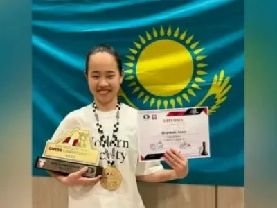 13 жастағы Айару Алтынбек шахматтан оқушылар арасында әлем чемпионы атанды