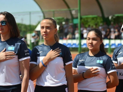Теннистен ӘЧ: Қазақстан жасөспірімдер құрамасы алғашқы жеңісіне қол жеткізді