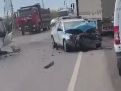 Қарағандыда полиция көлігі жол апатына ұшырады