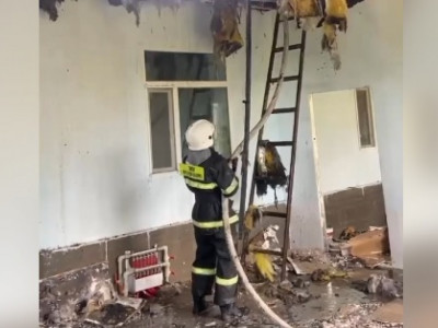 Түркістан облысында балабақшадан өрт шықты