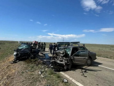 Ұлытау облысында жол апатынан бес адам қаза тапты