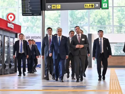 Президент Алматы әуежайының жаңа халықаралық терминалын аралады
