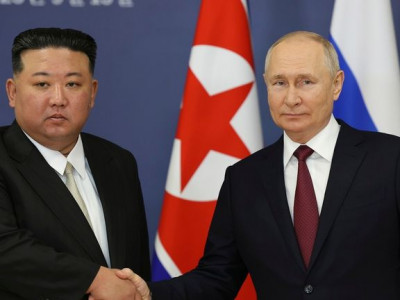 Владимир Путин Солтүстік Корея президентіне алғыс білдірді