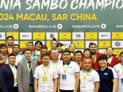 Қазақстандық самбошылар Азия чемпионатында 15 алтын алды