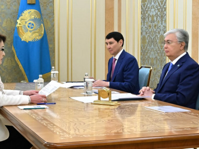 Ақмарал Әлназарова Президентке есеп берді