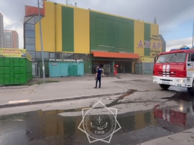 Астанада сауда үйі өртенді