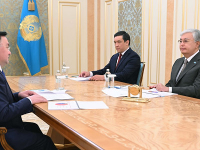 Тоқаев Жоғарғы Сот төрағасы Асламбек Мерғалиевті қабылдады