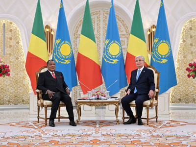 Тоқаев Конго ррезидентімен шағын құрамда келіссөз жүргізді