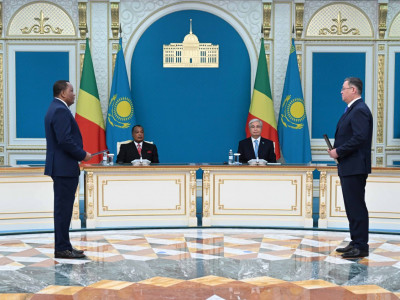 Қазақстан мен Конго Республикасы арасында 10 құжатқа қол қойылды