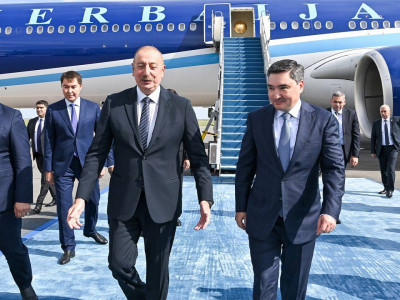 Әзербайжан президенті Астанаға келді