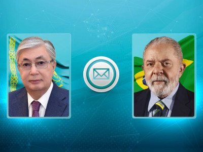 Мемлекет басшысы Бразилия президентіне көңіл айту жеделхатын жолдады