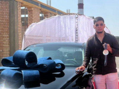 Жамбыл облысының халқы Нұрбек Оралбайға көлік мінгізді