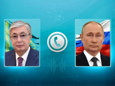 Қасым-Жомарт Тоқаев Ресей президентімен телефон арқылы сөйлесті