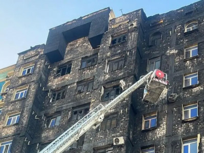 Ақтауда көп қабатты тұрғын үй өртеніп кете жаздады