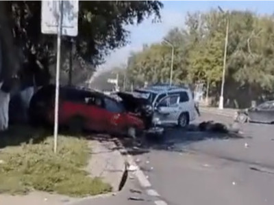 Қарағандыда 6 көлік соғылып, бір адам қаза тапты