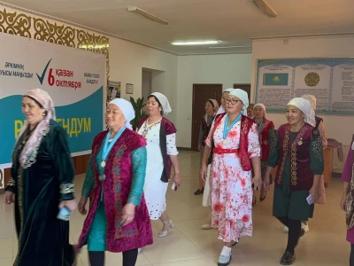 Референдум: Қызылорда облысында батыр аналар дауыс берді