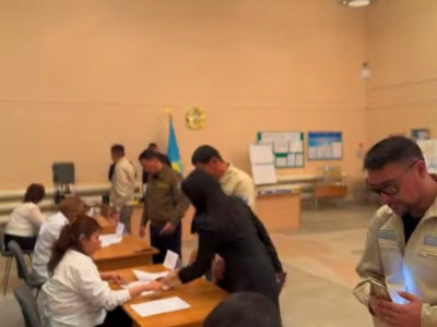 Байқоңырлықтар республикалық рефендумда белсенділік танытып жатыр
