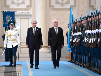 Тоқаев Ақордада Армения президентін қарсы алды
