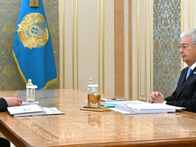 Президент Астана қаласының әкімі Жеңіс Қасымбекті қабылдады