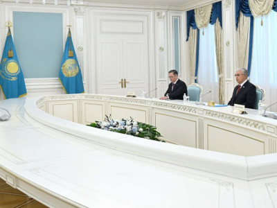 Президент Франция елшісі Сильван Гиогені қабылдады