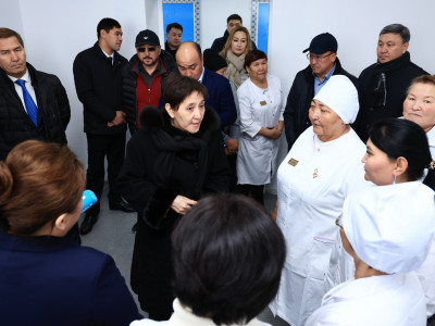 Тамара Дүйсенова Қарағанды облысындағы бірқатар әлеуметтік нысандарды аралады