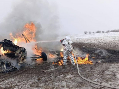 Ақтөбеде тікұшақ құлап, бір адам қаза болды
